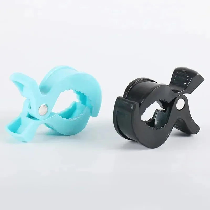 4/2PCS Baby Stroller Clamp Alligator Clip Pram Peg Portable Stroller Hook Baby Car Seat Clips Toddler Baby Stroller Accessories Oasis Select