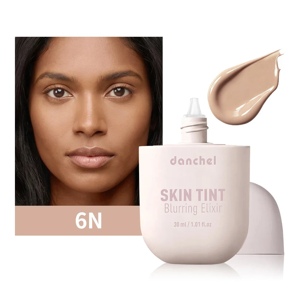 Skin Tint Blurring Elixir Foundation 24 Colors Concealer Blur Pores Fine Lines Long Lasting Hydrating Makeup For All Skin Tone Oasis Select 14 6N