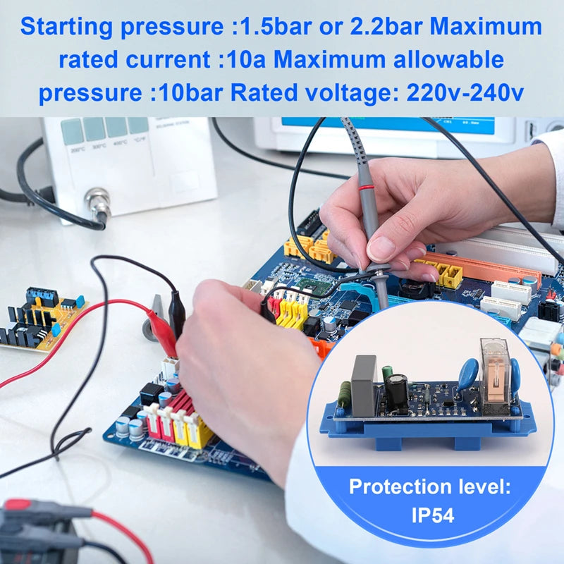 EPC-3 Relay Pressure Sensor Chip Controller Regulator Electronic Integrated Circuit Panel 220V Pump Control Switch Parts Oasis Select