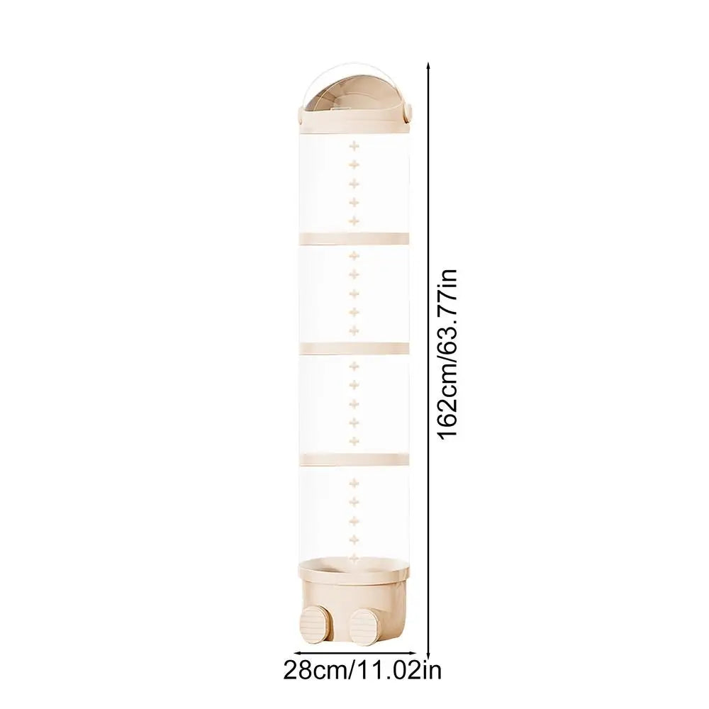 Vertical Toy Storage Tube Kids Plush Doll Clear Storage Tube Stuffed Animal Doll Storage Holder Standing Stackable Soft Toy Oasis Select D