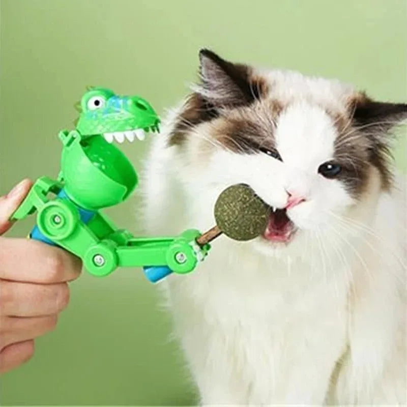 Candy Storage Cool Decompression Toy Gifts for Kids Creative Lollipop Robot Holder Dinosaur Eat Lollipop Pop Ups Case Oasis Select