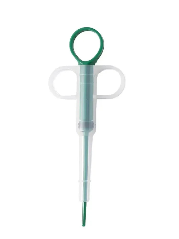 1PC Pet Propulsive Silicone Drug Feeder Tablet Liquid Comfortable Dog And Cat Universal Safe, Easy To Clean And Use Repeatedly Oasis Select Green