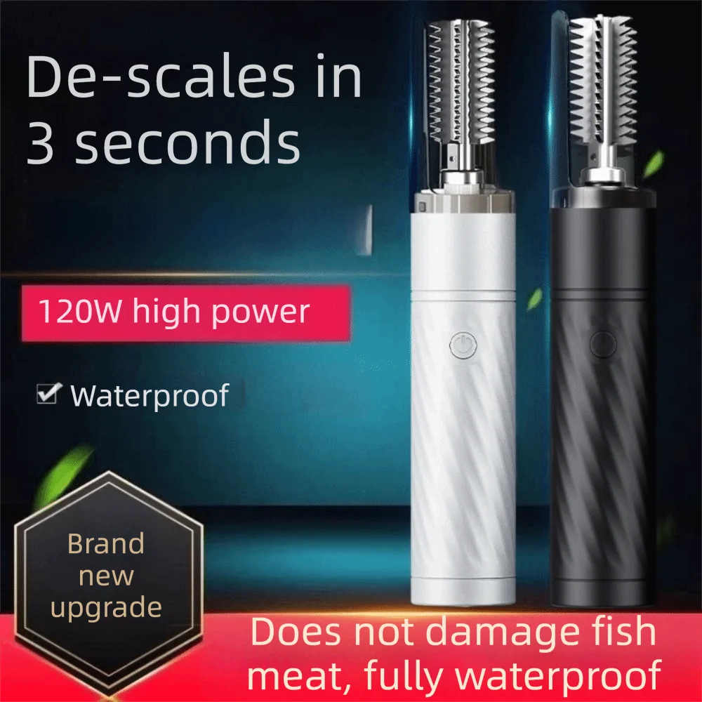 Cordless Electric Fish Scaler | Waterproof USB Rechargeable