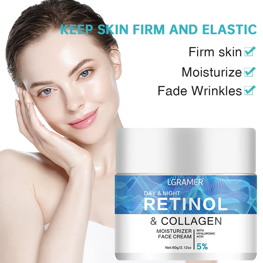 Retinol Firming Face Cream Lifting Neck Anti-aging Remove Wrinkles Night Day Cream Moisturizing Facial Serum Body Skin Care Oasis Select