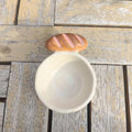 Ceramic Dipping Sauce Dish Creative Theme Restaurant Ceramic Dishes Stick Wrapped Dishes Saline Alkali Dishes Oasis Select Coffee colored stick