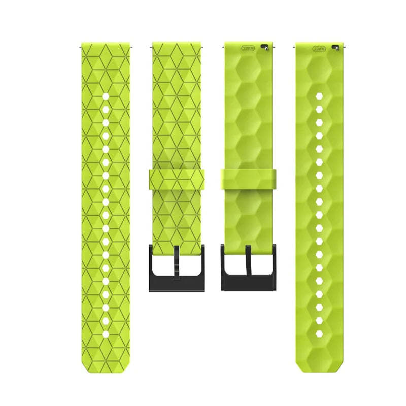 Silicone Watch Band 20mm 22mm – Samsung Huawei Garmin Strap Smartwatch Band Oasis Select