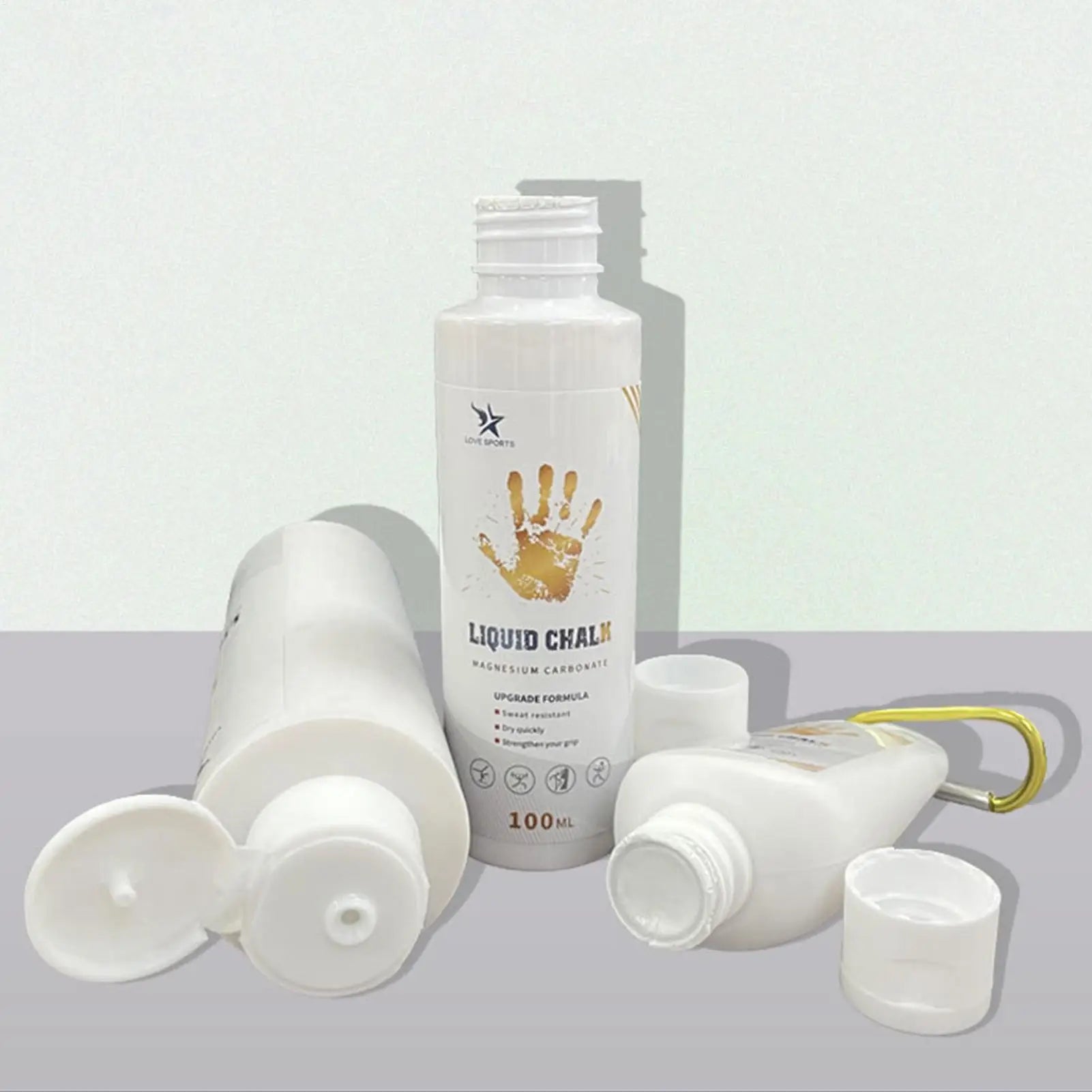 50/100/200ml Liquid Magnesium Powder Fitness Lifting Anti Slip Cream Grip Liquid Magnesium For Pole Dancing Rock Climbing Gym Oasis Select