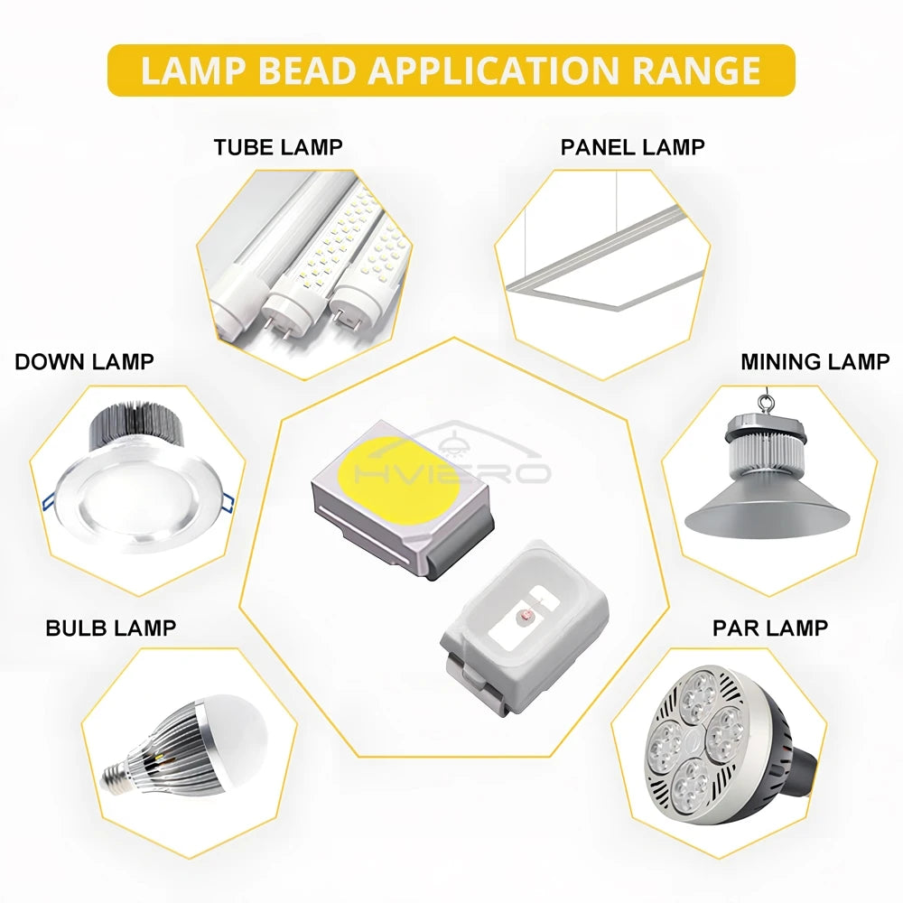 3020 SMD Ultra-Bright LED Chips 100/500pcs | Multi-Color Diodes