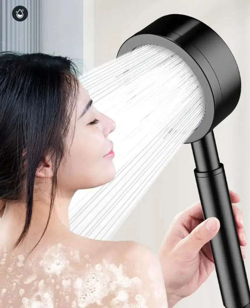 New Stainless Steel 304 Bathroom Handheld Shower Head High Pressure Water Saving Sprayer Nozzle Supercharged Rainfall Modes Oasis Select