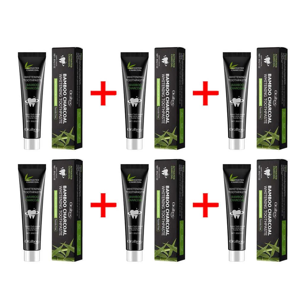 Oralhoe Bamboo Charcoal Whitening Toothpaste – Remove Stains Whitening Toothpaste Oasis Select 510g boxed