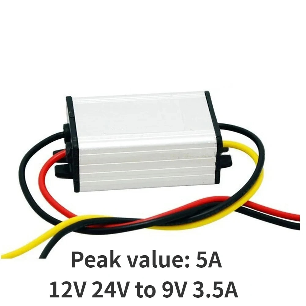 DC 12V24V to 9V 6V 7.5V 5V 3.7V 4.2V 3V 3.3V 5A DC 24V to 9V transformer 12V to 9V Power Converter CE RoHS step-down module Oasis Select 12V 24V to 9V 3.5A 12V 24V