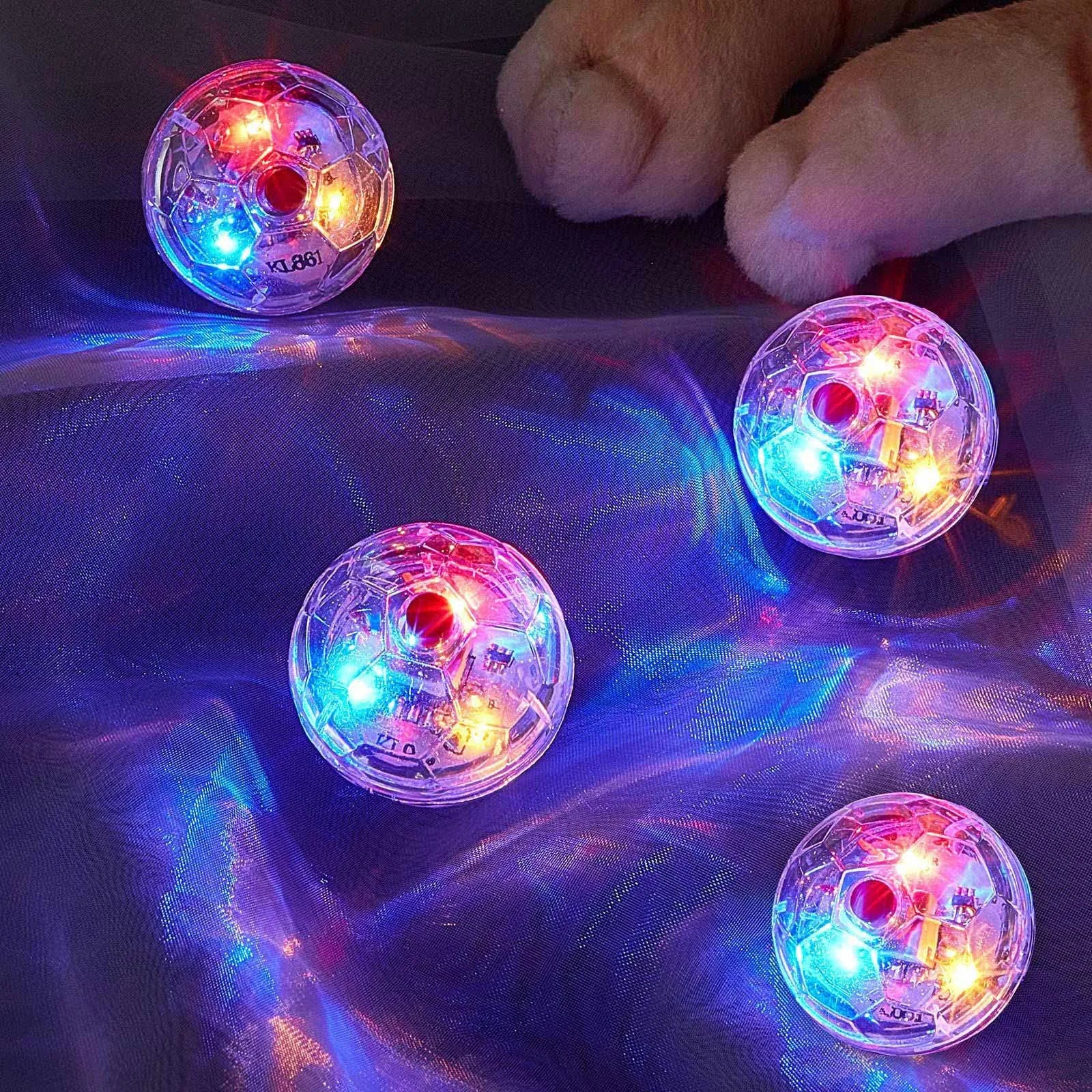 3Pcs Cat Motion Light Up Interactive Flash Ball Ghost Small Battery Powered Paranormal Equipment Portable LED Gift Pet Toys Oasis Select
