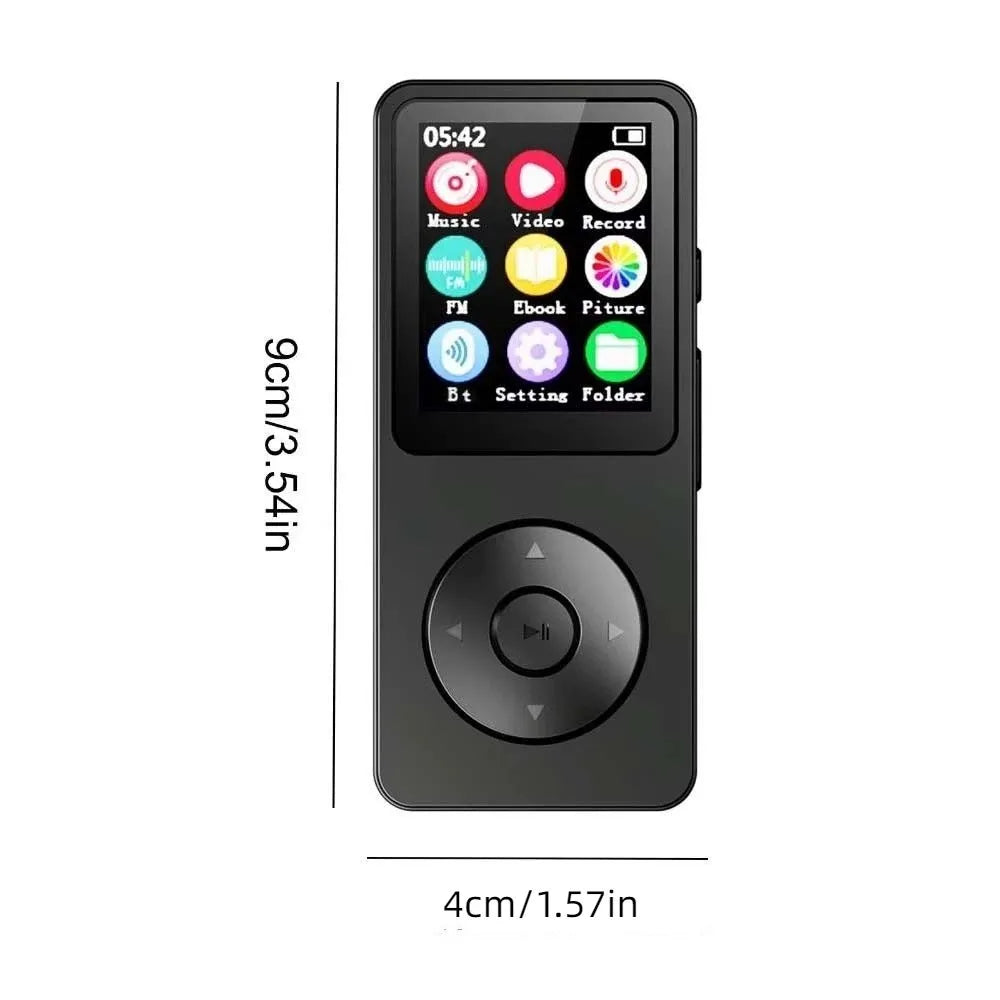 MP3 Player Type-C 32GHiFi Lossless Music Player Student Walkman Swimming Running Riding Built-in Speaker Support FM Radio E-Book Oasis Select