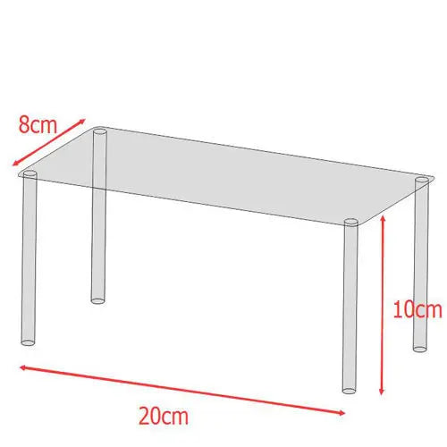 4-Tier Acrylic Display Shelf for Figures, Jewelry & Collectibles