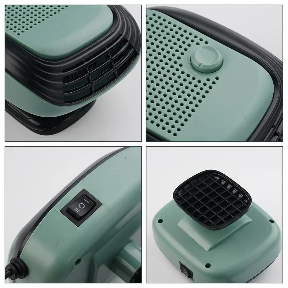 Car Winter Fast Heating 120w Electric Heated Fan Auto Windshield Defogging Heating Cooling Truck RV SUV Travel Camper Tools Oasis Select