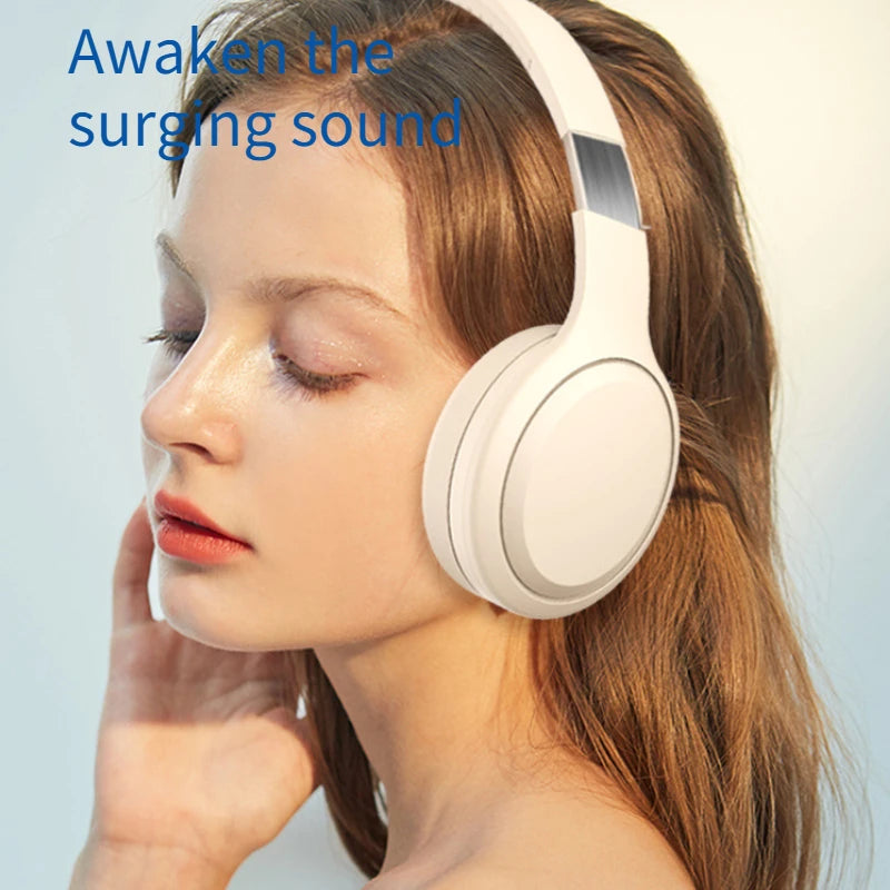 Bluetooth 5.3 Headphones 3.5mm Wired Headsets Over Ear Gaming Earphones Foldable Wireless Earphones with Mic TF/AUX Music Play Oasis Select