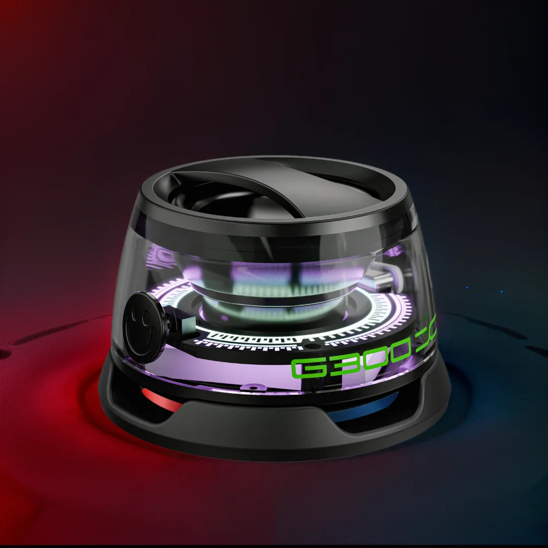 New Wireless Bluetooth speaker Gift Magnetic bracket portable High-sound quality TWS interconnected LED color light mini speaker Oasis Select