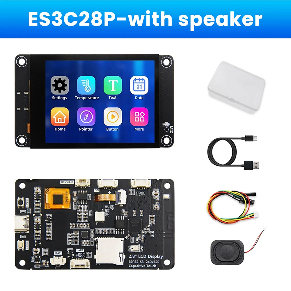 ESP32-S3 ESP32 S3 2.8-inch TFT Module Touch Screen Development Board with WiFi Bluetooth Smart AI Display 240x320 IPS Screen Oasis Select touch screen