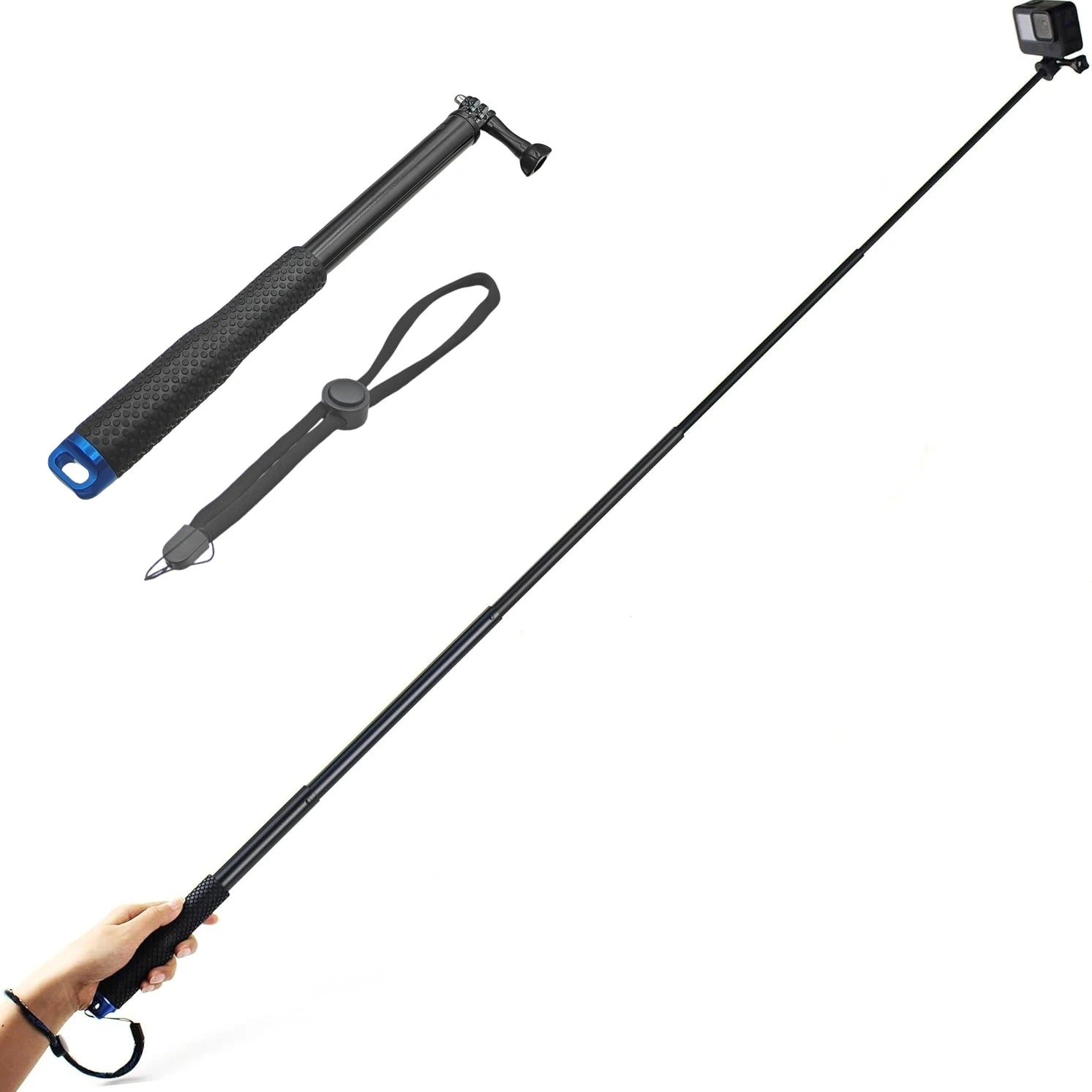 Aluminum Selfie Stick Extension Pole 93cm – GoPro & Insta360