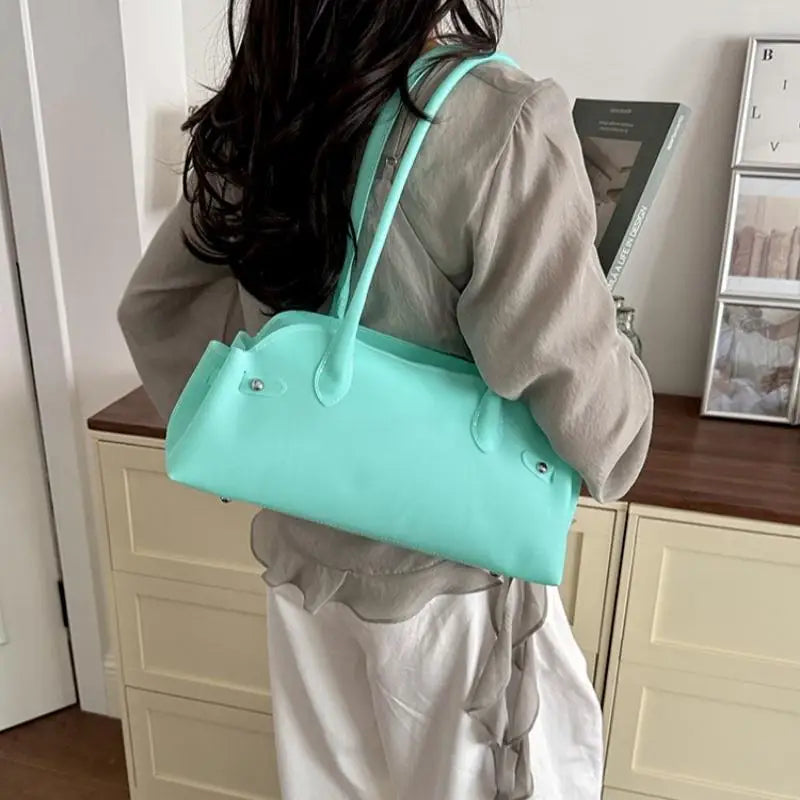 Women's Transparent PVC Bucket Tote Shoulder Handbag | JETTING