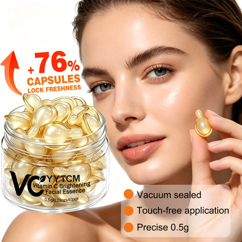 Vitamin C Face Serum Capsules – Retinol, Hyaluronic Acid & Vitamin E Face Serum Capsules Oasis Select