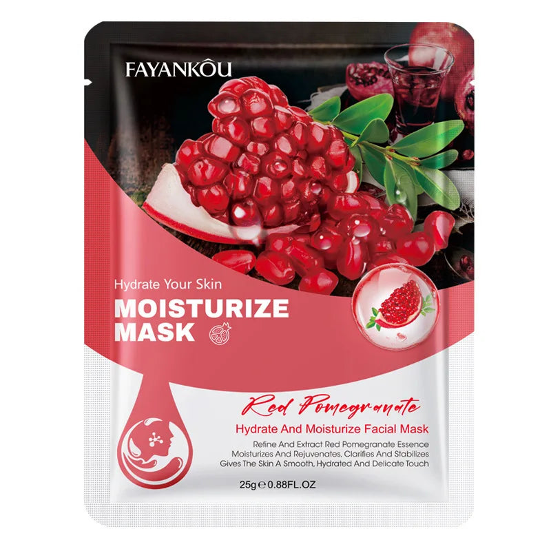 10-Pack Fruit Facial Sheet Masks – Hydrating & Brightening Fruit Sheet Mask Oasis Select