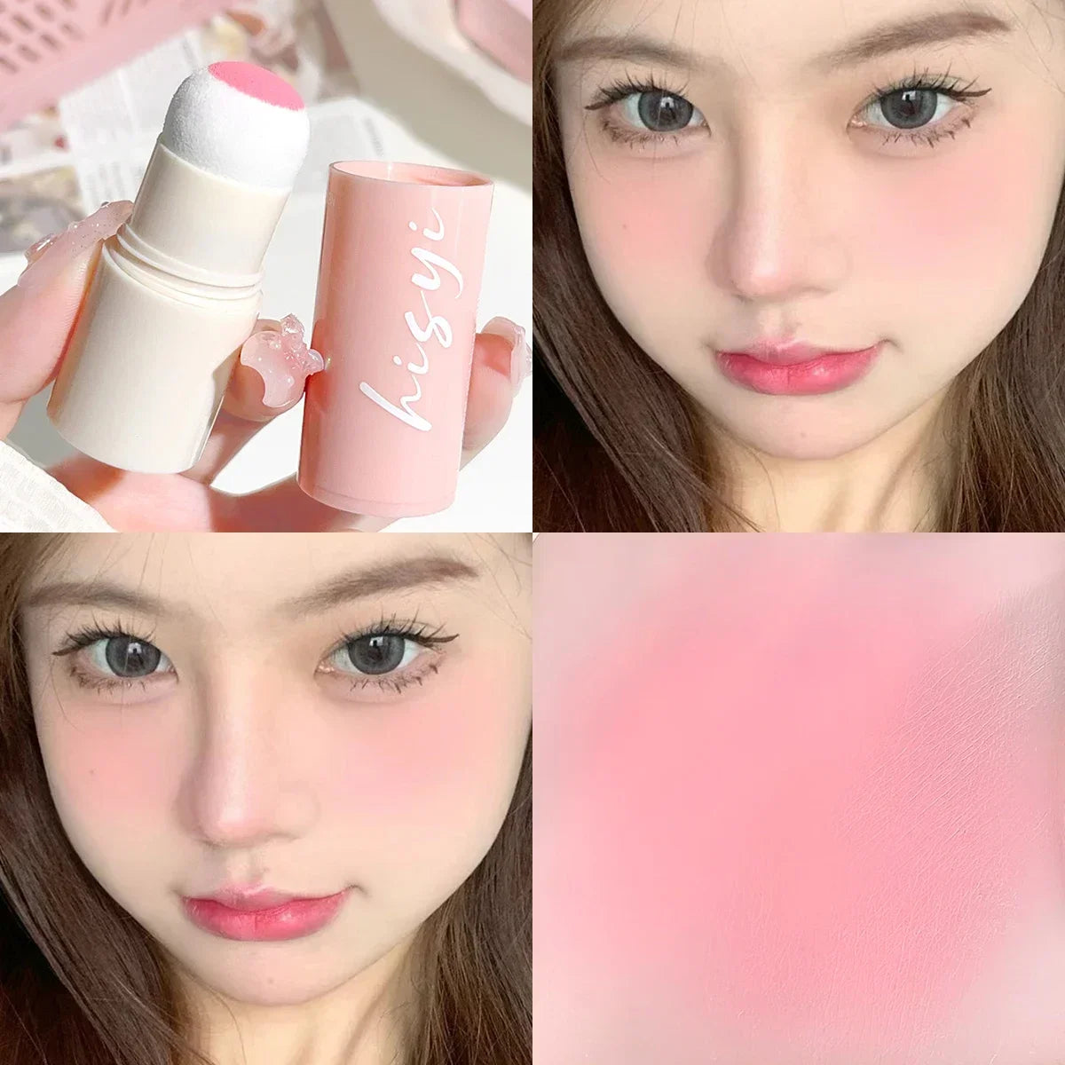 SADOER Cloud Velvet Blush Stick – Dual-Use Lips & Cheeks