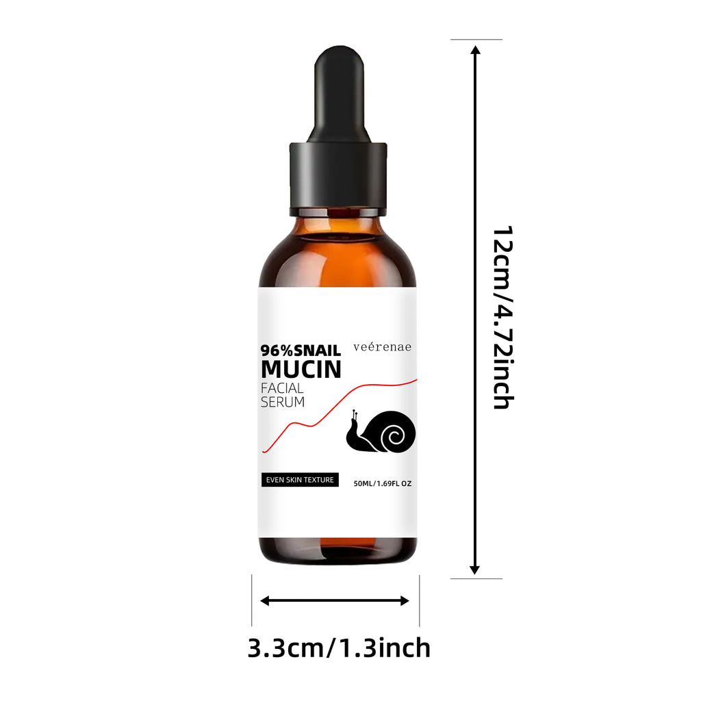 veérenae 96% Snail Mucin Facial Serum – Intense Hydration