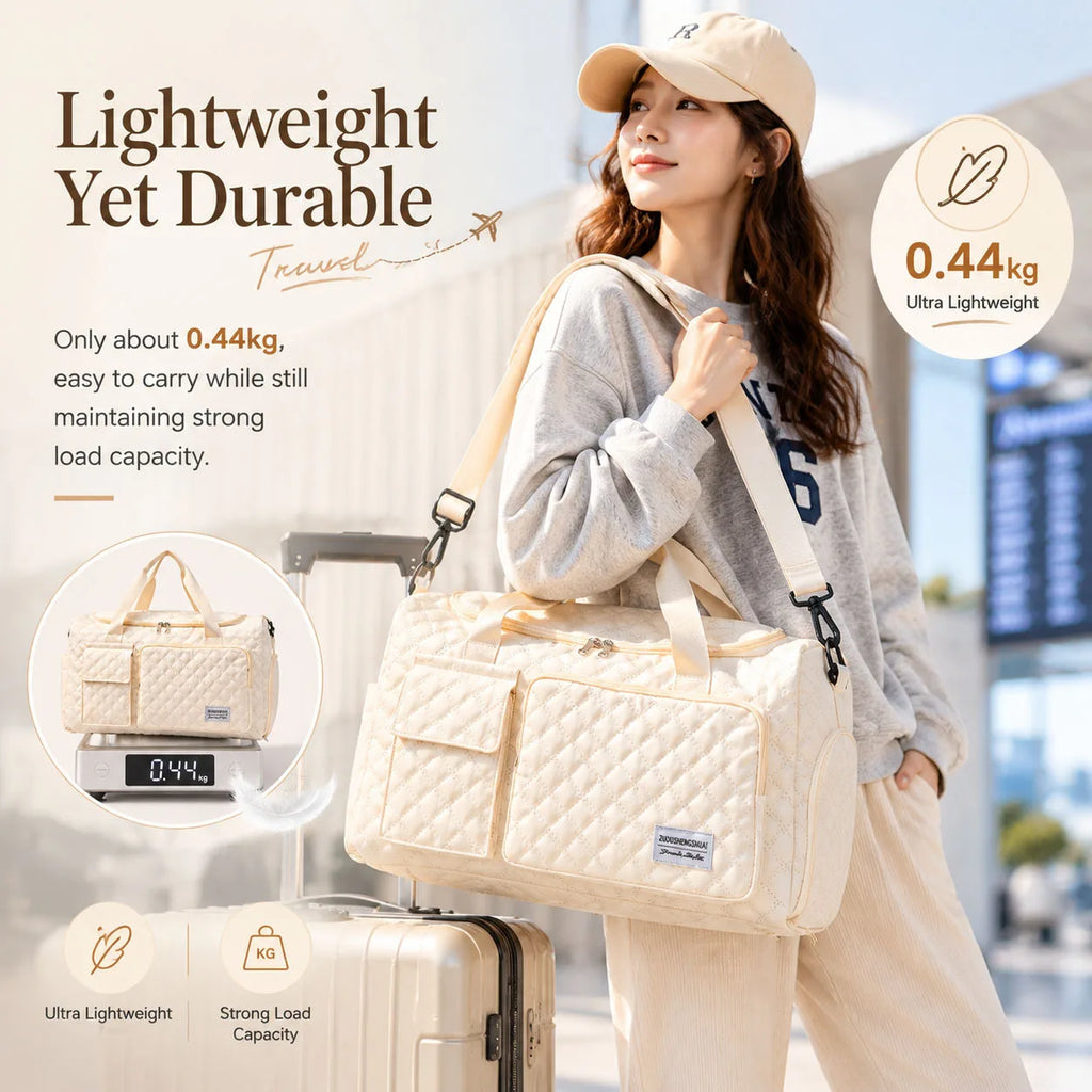 A spacious outdoor luggage bag with separate compartments for dry and wet items and dual-sided dividers Oasis Select