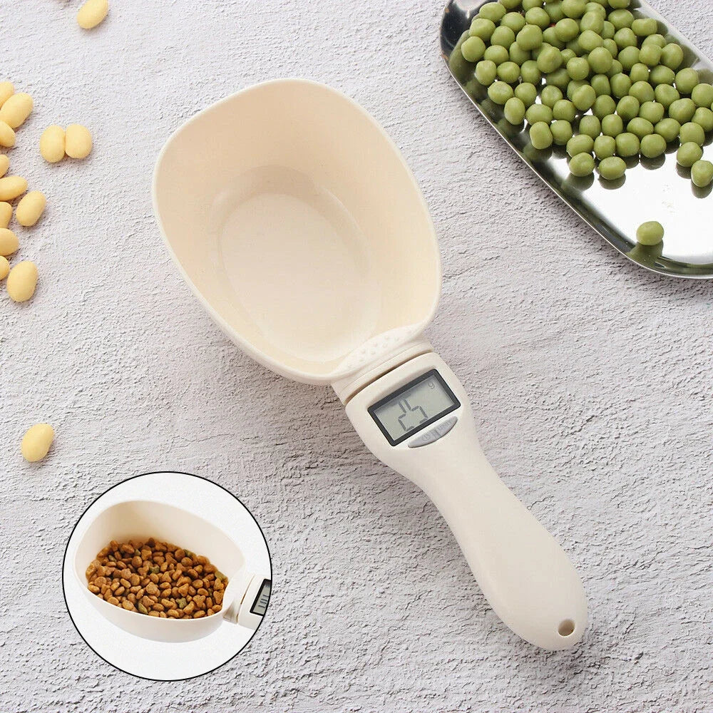Digital Pet Food Scale Spoon – 800g Dog & Cat Measuring Pet Food Scale Oasis Select