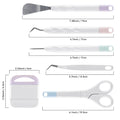 6Pcs Craft Vinyl Weeding Tool Set Multi Purpose DIY Hand Tools Scrapbook Sewing Silhouette Relief Carving Cricut Maker Projects Oasis Select 6pcs