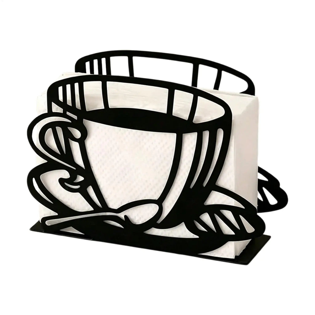 Iron Vertical Napkin Holder Tabletop Tissue Dispenser Stand For Cafe Hotel Restaurant Dining Tabletop Metal Napkin Holder Oasis Select