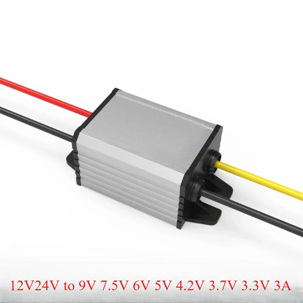 12V24V to 9V 7.5V 6V 5V 4.2V 3.7V 3.3V 3A power supply step-down device CE RoHS power module transformer car DC-DC waterproof Oasis Select