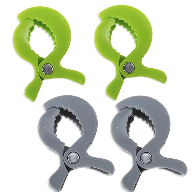 1-4PCs Baby Colorful Car Seat Accessories Plastic Pushchair Toy Clip Pram Stroller Peg To Hook Cover Blanket Mosquito Net Clips Oasis Select Mix 4pcs 2