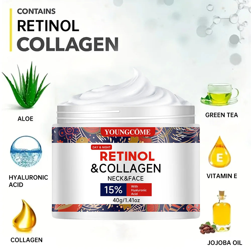 YOUNGCOME Retinol Collagen Hyaluronic Acid Anti-Aging Face Cream