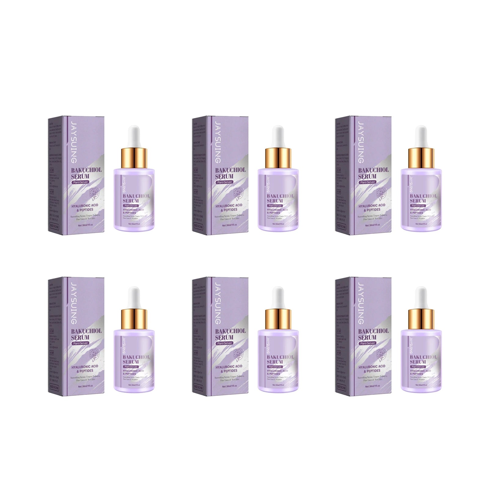 Bakuchiol Anti-Aging Face Serum – Firming & Wrinkle Fade 30ml Anti-Aging Face Serum Oasis Select 6x30ml boxed
