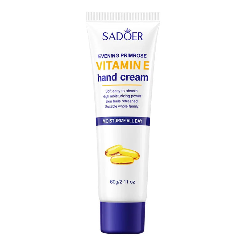 SADOER Vitamin E Hand Cream – Hyaluronic Acid & Niacinamide Hand Cream Oasis Select WHITE 60g