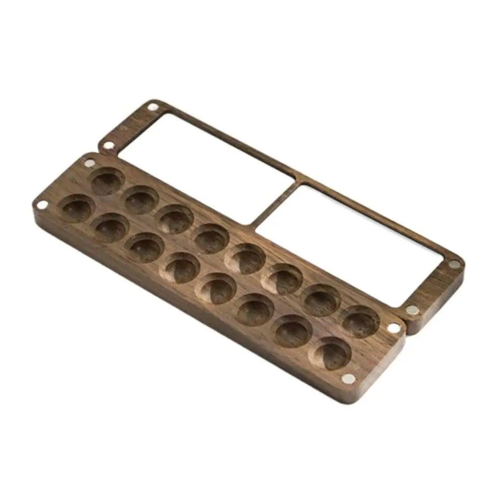 Magnetic Empty Wooden Art Supplies Portable Watercolor Painting Tray Palette Paint Box Painting Tool Oasis Select C
