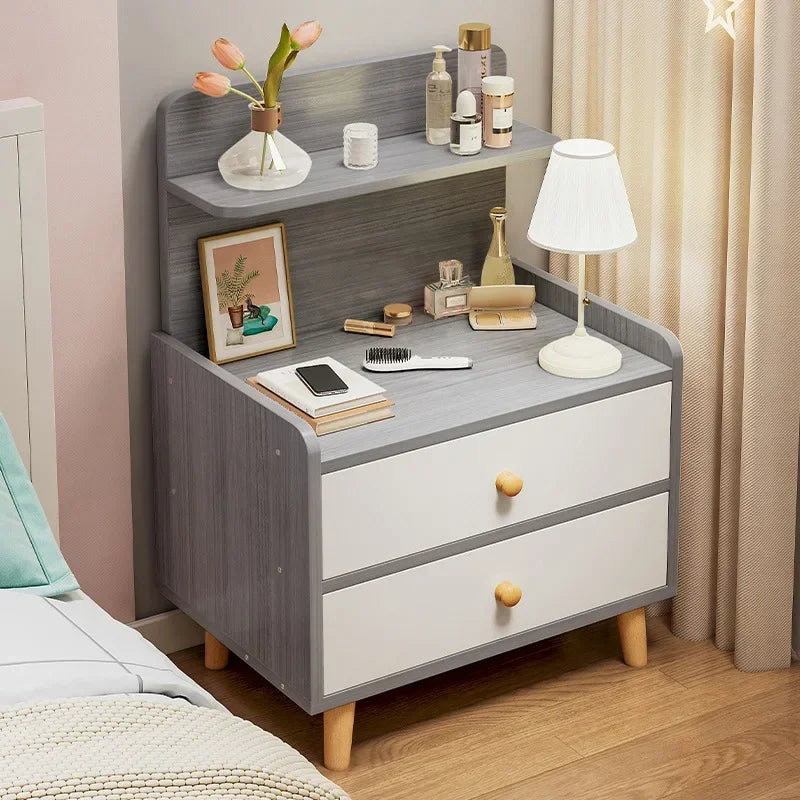 Multi-functional Household Goods Bedside Table Wide Small Chest Cabinet Multi-layer Locker With Drawers Small Cabinet Oasis Select
