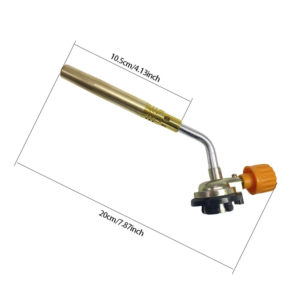 1PC Outdoor Camping BBQ Portable Soldering Heat Gun Butane Burner Welding Gas Torch Flame Gun Brazing Flamethrower Oasis Select