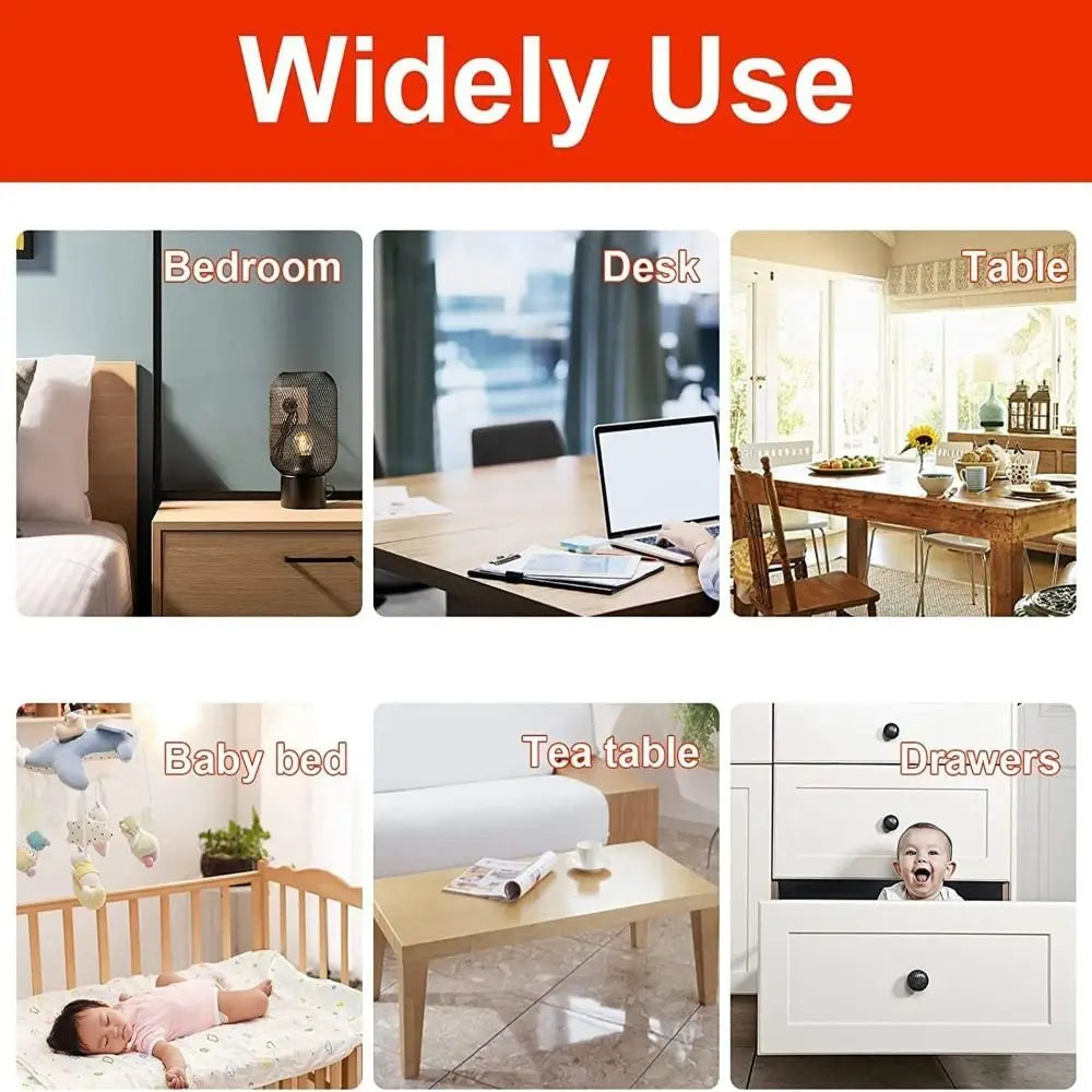 High Quality Self Adhesive Proofing Transparent Sharp Corner Corner Guard Strip Soft Household Furniture Bumper Safety Oasis Select