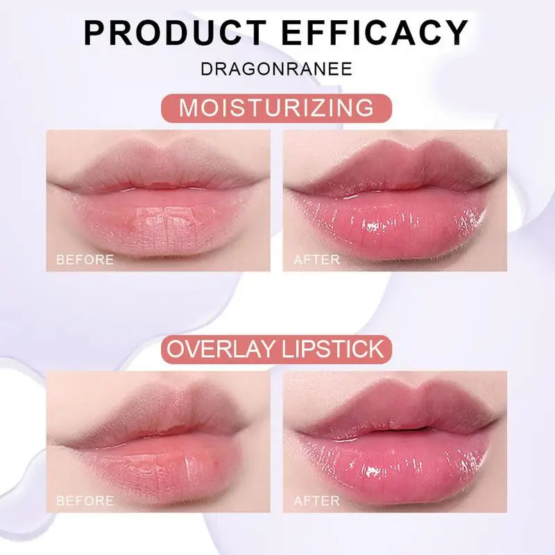 Lip Gloss Oil Flower Lip Oils Moisturizing Jelly Crystal 6pcs Non-Stick Long Lasting Lip Kit Liquid For Children Ladies Girls Oasis Select
