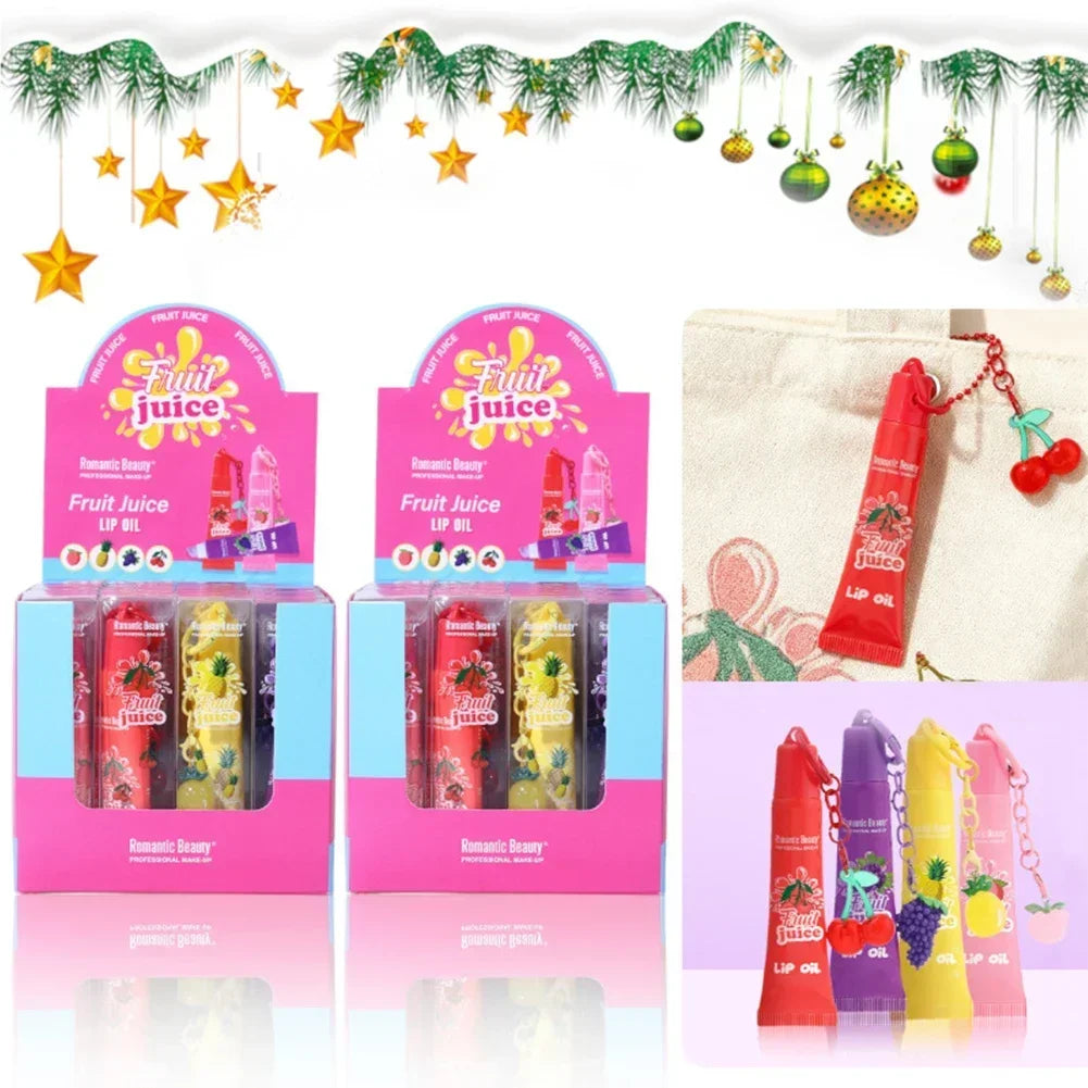 Moisturizing Fruit Lip Oil Hydrating Nourishing Formula Soothing Care for Chapped Lips Glossy Shine Non Sticky Everyday Lip Oasis Select