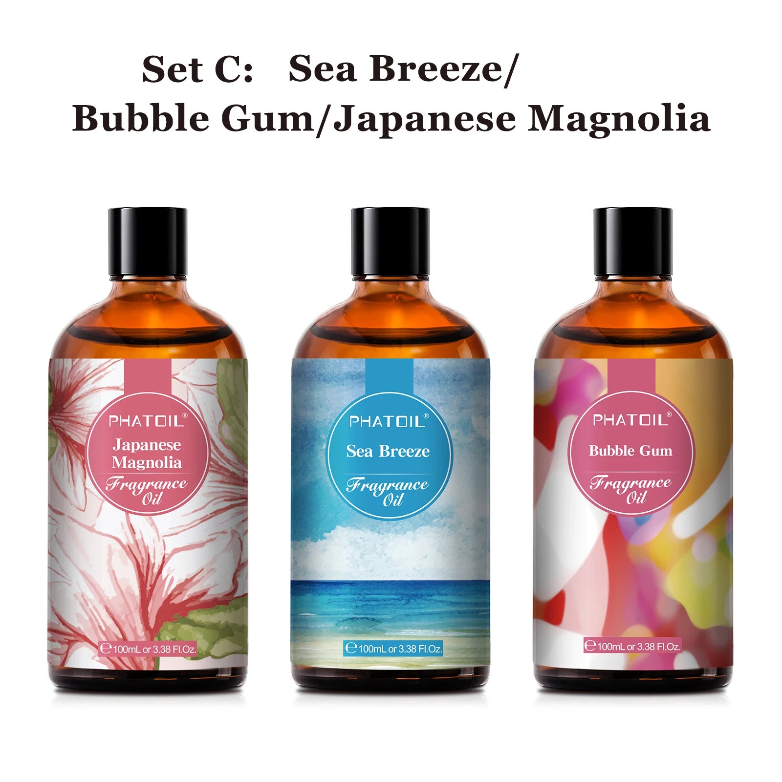 PHATOIL 100ml Fragrance Oil – Coconut, Vanilla, Musk & More