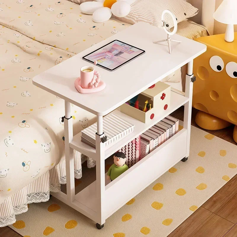 Multi-functional Household GoodsBedside Table Movable Lifting Computer Table Desk Bedroom Home Student Study Table Oasis Select