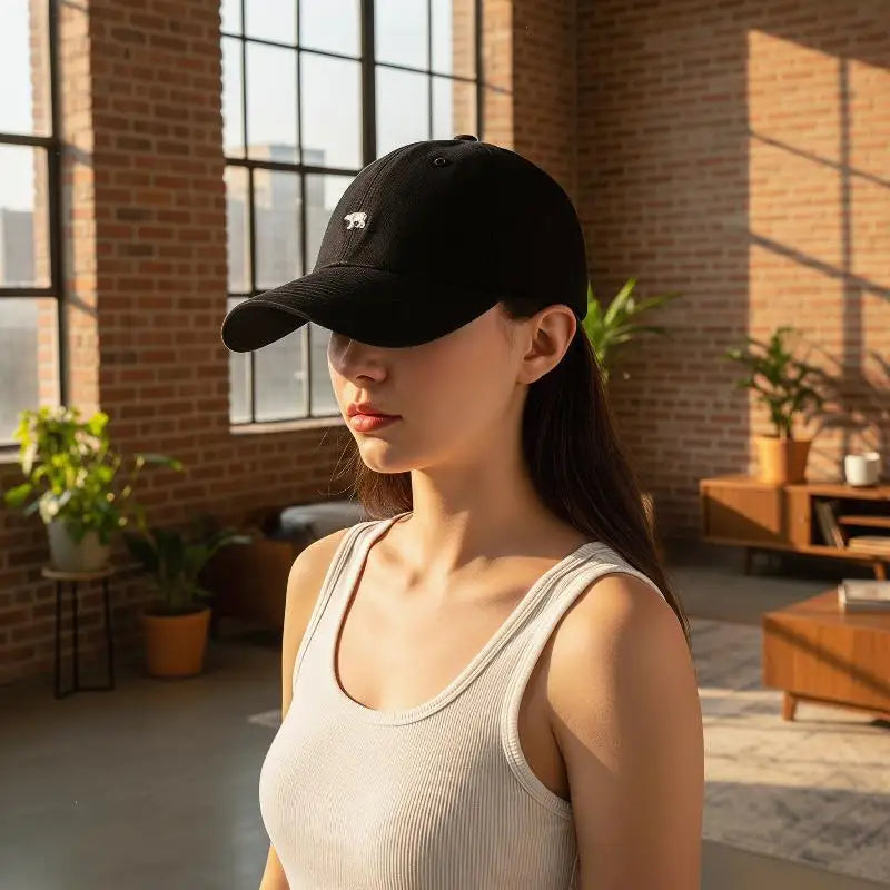 Unisex Bear Design Baseball Cap – Adjustable Soft Curved Brim Baseball Cap Oasis Select