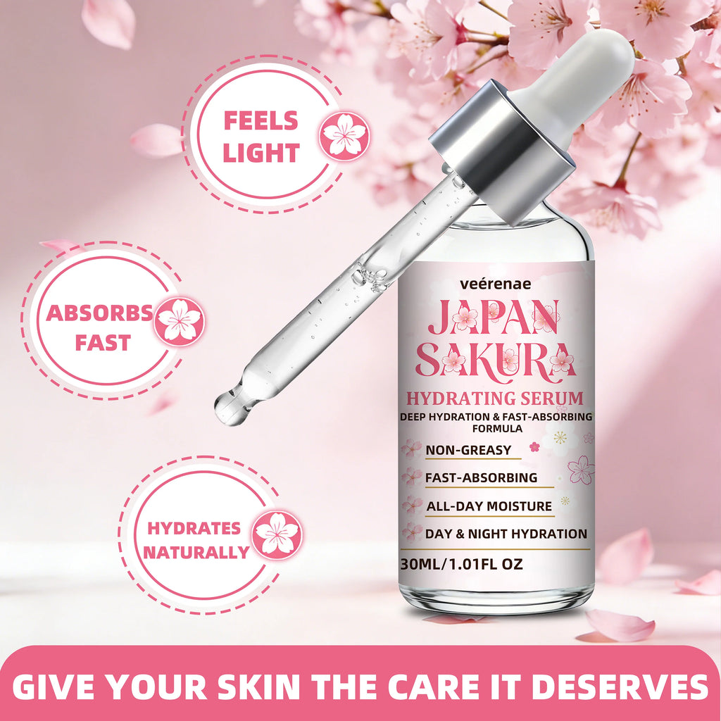 Japan Sakura Hydrating Face Serum – Lightweight Moisturizer