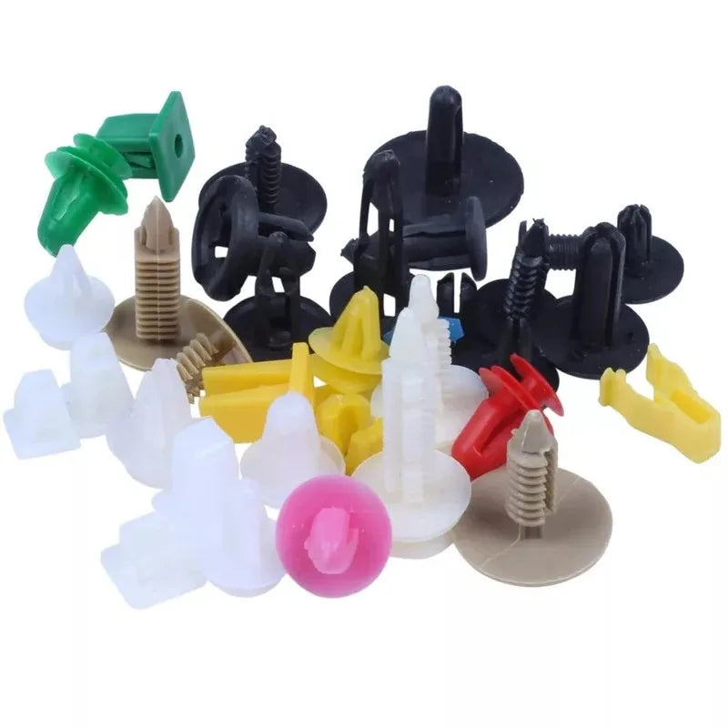 50-500pcs Universal Mixed Auto Fastener Car Bumper Clips Retainer Car Fastener Rivet Door Panel Liner for All Car Oasis Select