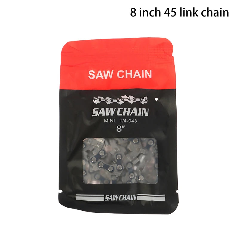 4/6/8/12/14/16 Inch Metal Chainsaw Chain Spare Parts Link Chainsaw Saw Chain Blade For Electric Saw Accessories Wood Cutting Oasis Select 8inch 45 link chain