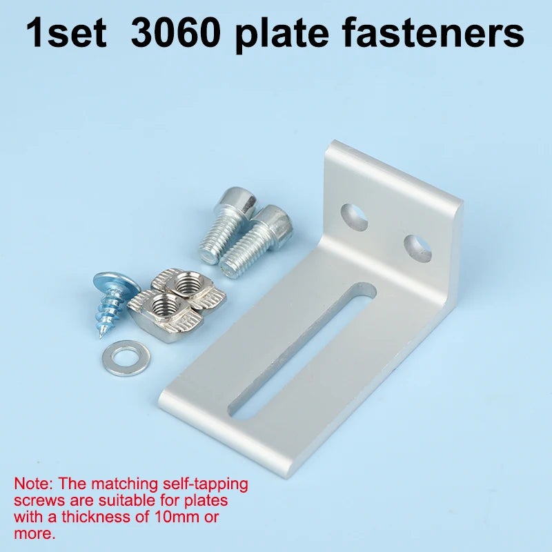 1/2Pcs Aluminum Profile Frame Support Brackets Layer Plate Outer Side Fixing Parts Compatible with 2020 3030 4040 Oasis Select 09